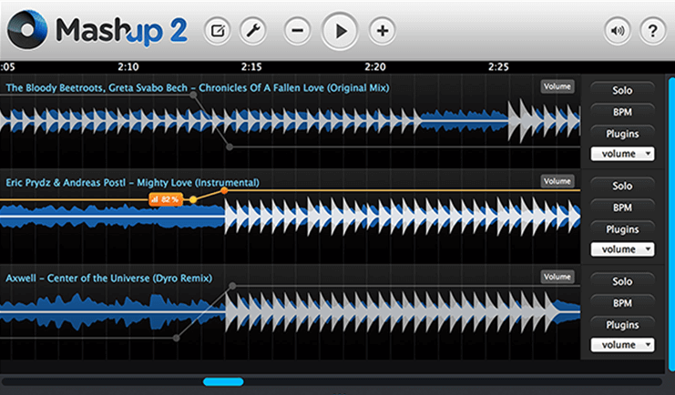 Mashup screenshot